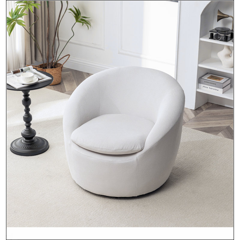 Fauteuil demi-tonneau Winnie, Beige