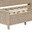 Lit de jour avec tablettes de rangement et 3 tiroirs-1102408077