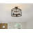Neslisah 15.7-Inch Wine Barrel Metal Mesh Flush Mount-83145651