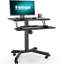30'' H x 25.6'' W Laptop Cart with Wheels