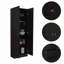 Armoire garde-manger multi-rangement, cinq tablettes, armoire double porte-98895023