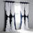 Blackout Curtains With Sheer Ruffles - Double Layer Window Drapes For Light Blocking, Noise Reduction, And Farmhouse Decor - Includes 2 Panels-436123936-436124113