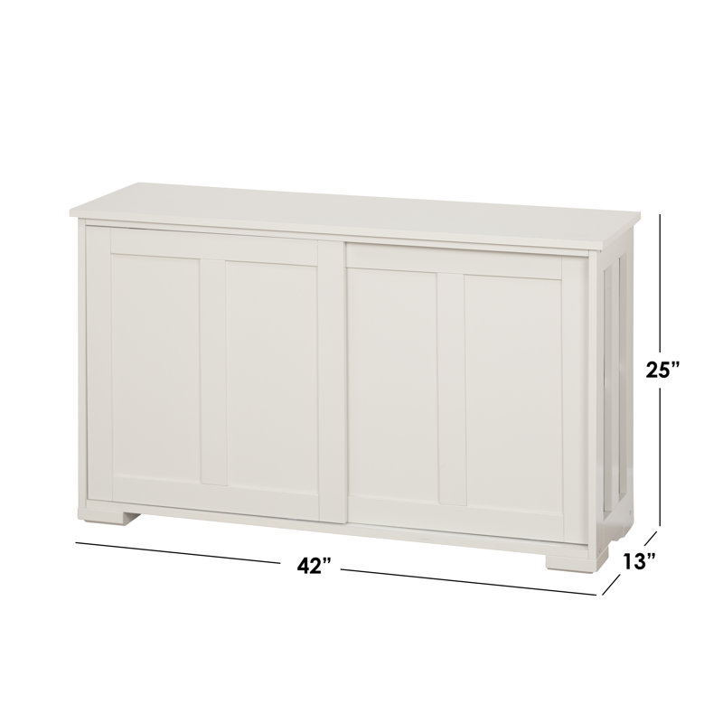 Desserte de l 42 po Cari, Blanc antique