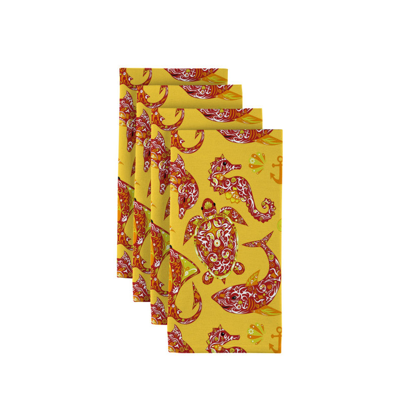 Tucker Polyester Animals/Nature Square Napkin