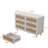 Accent Cabinet, 6-Drawers Rattan Storage Cabinet-302465800