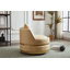 Fauteuil pivotant, fauteuil d'appoint pivotant à 360 °, fauteuil demi-tonneau pour la chambre à coucher du salon-1316724312