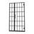 Shower Door 34" W X 72" H Pivot Frameless Shower Door With Pattern Glass, Open Entry Design In Matte Black