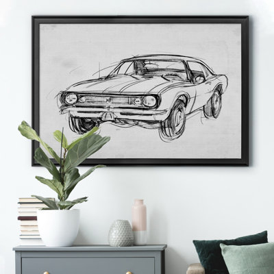 " Classic Car Sketch III "