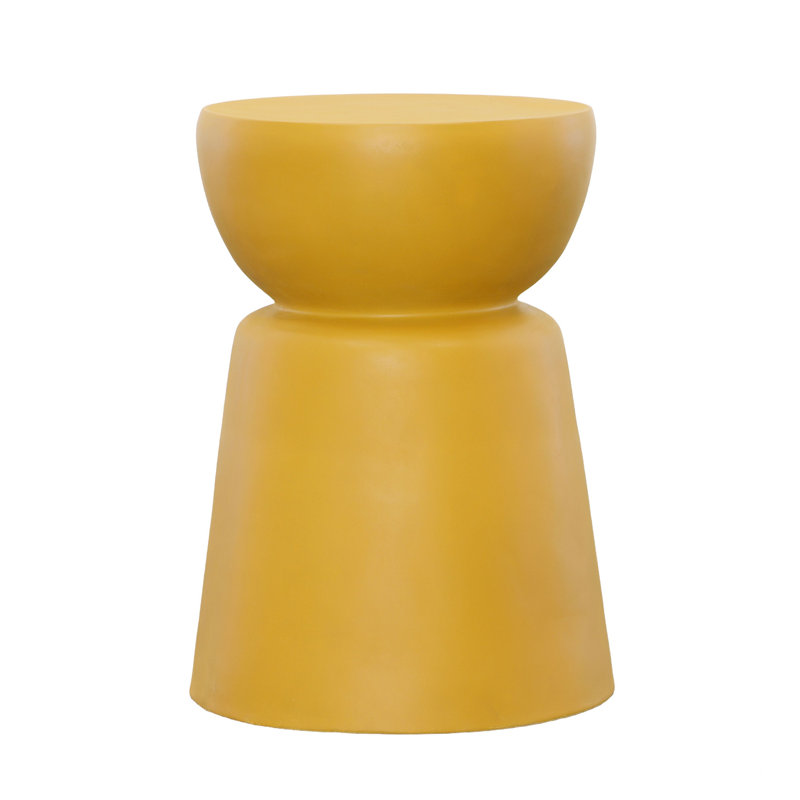 Ashlynn Concrete Outdoor Side Table