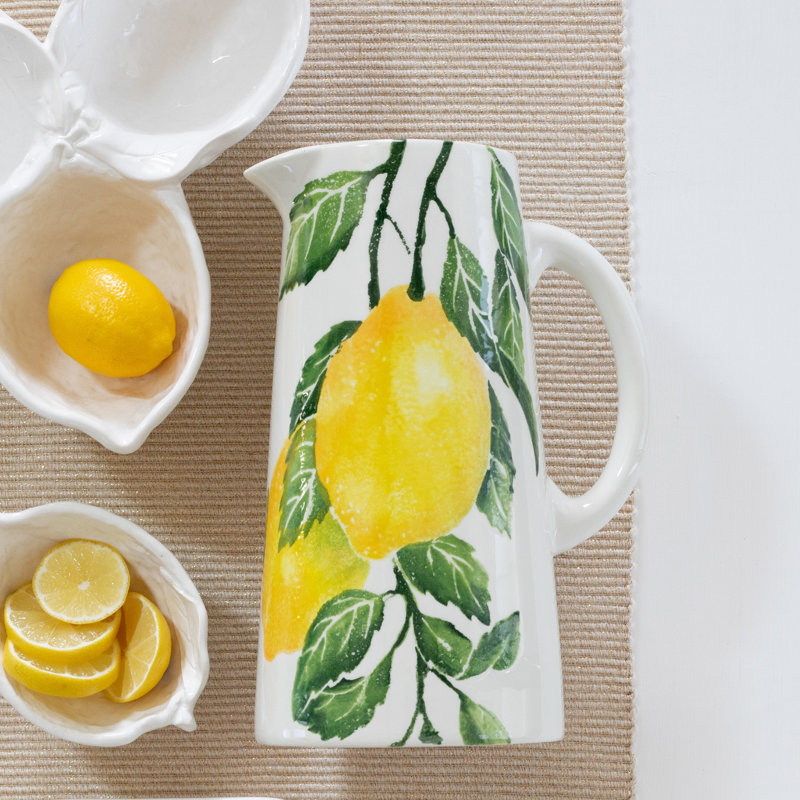 Limoni Terra Bianca Pitcher