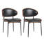 Ensemble de 2 chaises de salle à manger Mid-Century-119320502