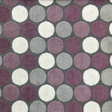 Buddha - Polka Dot Pattern Cut Velvet Upholstery Fabric By The Yard