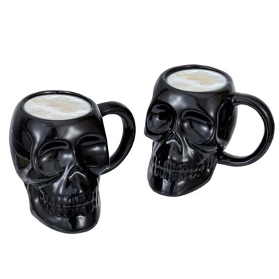 Halloween Skull Head Mugs Coffee Cups