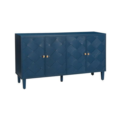 Seamus 59.8" Modern Storage Sideboard With Solid Wood Legs