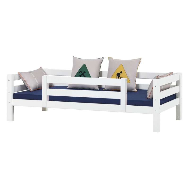 Bed Frames by Hoppekids, European Single (90 x 200 cm), White, Standard slatted frame