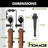 Black Rustic Arrow Design Double Track Bypass Two Door Hardware Kit( Door Not Included)-1309503828
