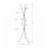 Coat Rack Entry Hall Tree FreeStanding Entryway Coat Modern Hall Tree Entryway Rack-1251430022