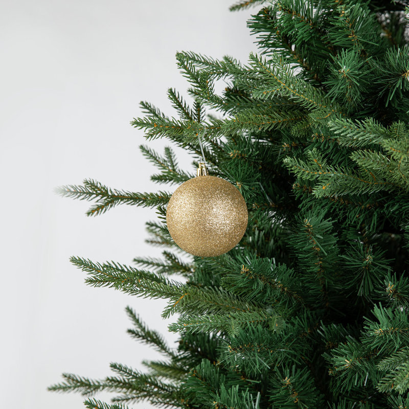 Elegant Silver & Gold Shatterproof Christmas Tree Ornament Set