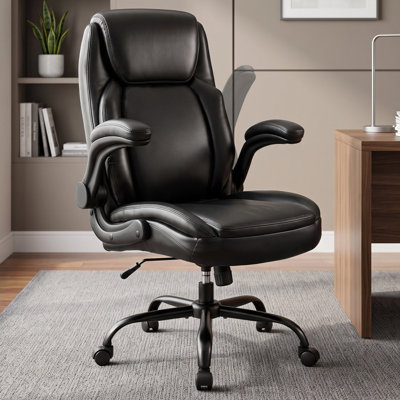 Premium Executive Desk Chair with Ergonomic Lumbar Support and Heavy-Duty Frame