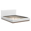 Boucle Upholstered Bed With Solidwood Frame & Support Slats-1562774859-1557115908