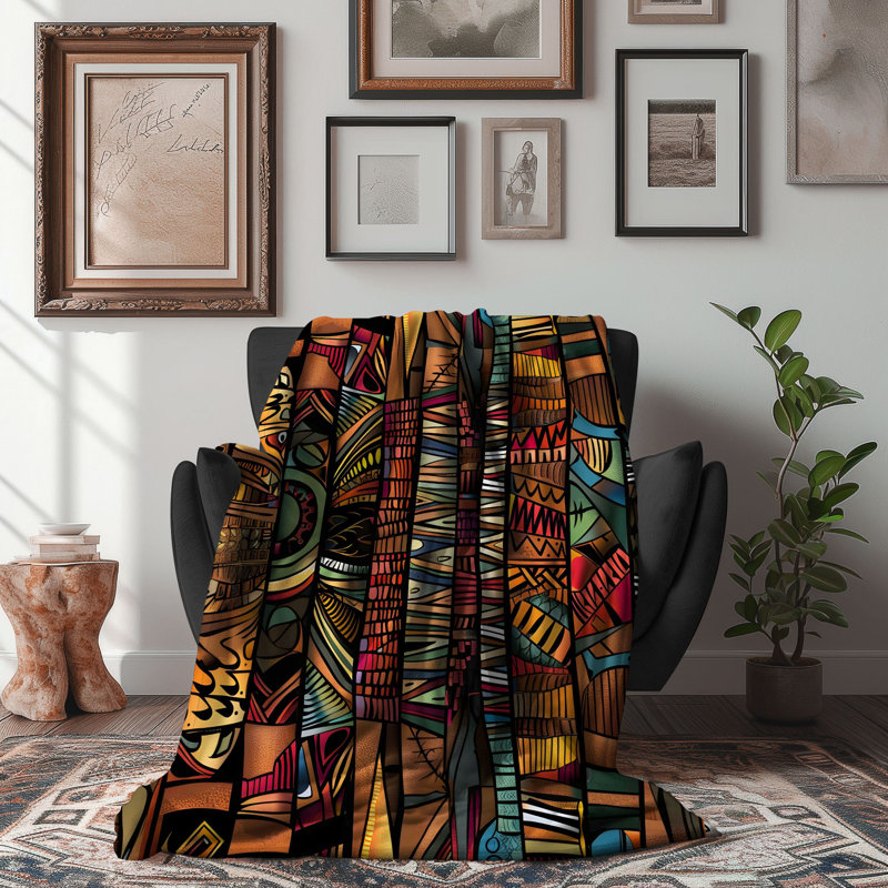 Couverture Ashanti Ambiance, Lit simple