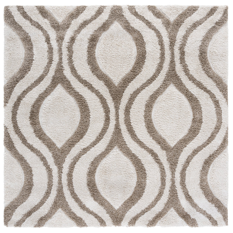 Tapis ivoire / beige Altoona, Carré 6 pi 7 po