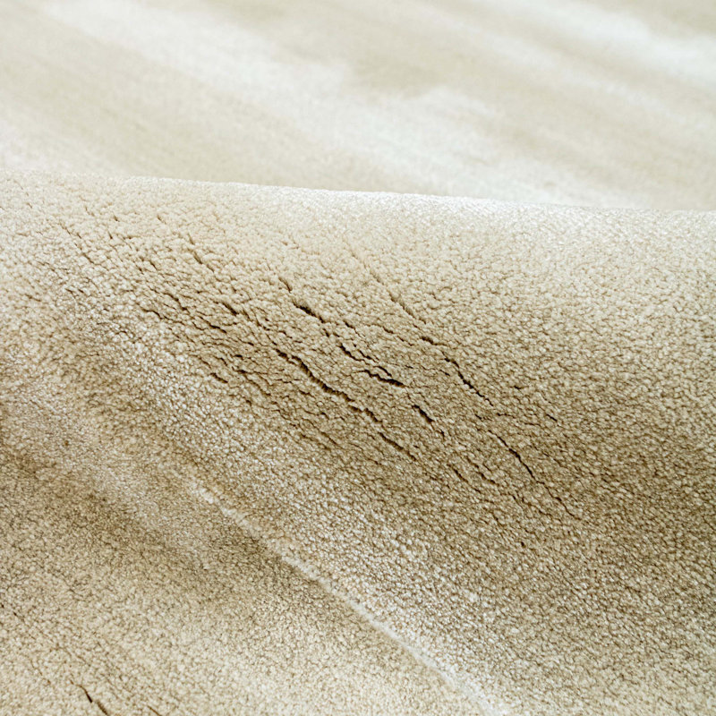 Hand Knotted Area Rug in Taupe