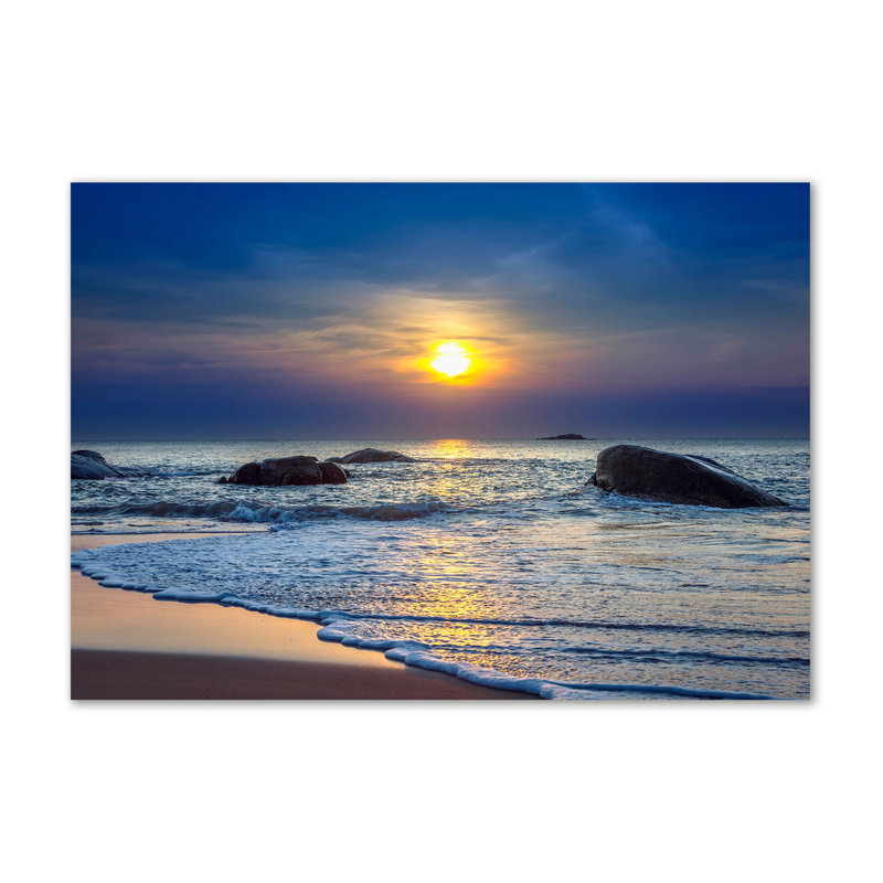 Sunset Sea - Wrapped Canvas Print