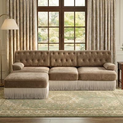 Canapé modulaire avec repose-pieds Tassel