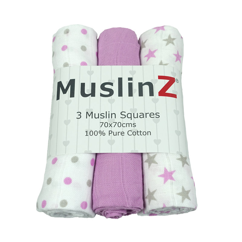 Maisonneuve Cotton Baby Blanket, Violet