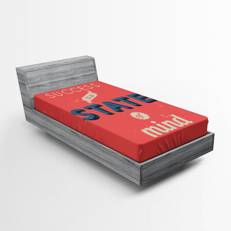 Saying Microfiber Fitted Sheet, Twin Fitted Sheet