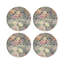 Defosse Trellis Vegan Leather Round Placemats-50837329
