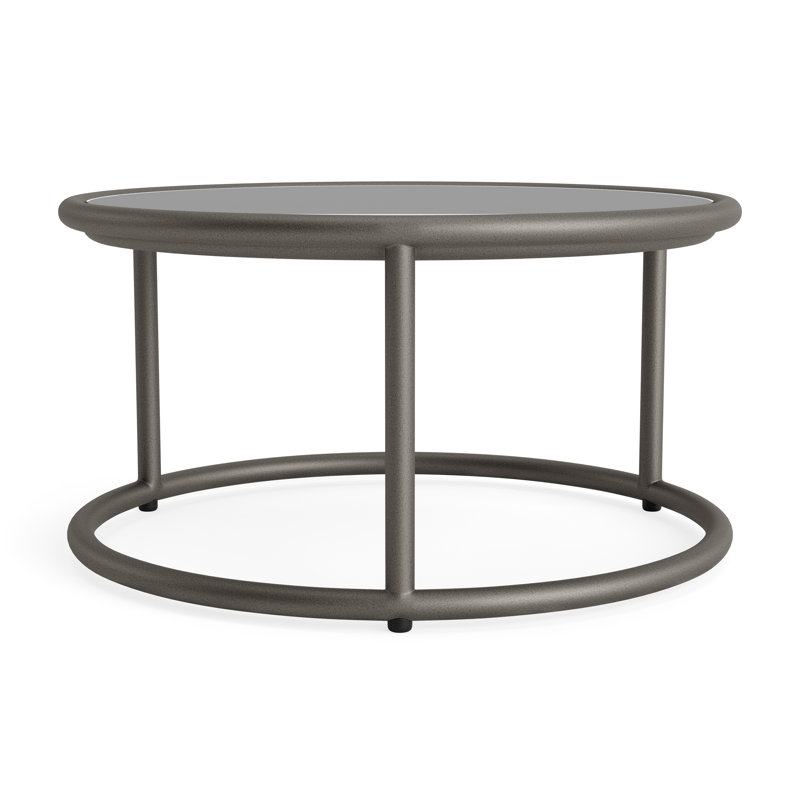 Walter Lamb Outdoor Round Side Table, Mica