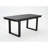 Outdoor Dining For 4 Seating - Patio Table With Umbrella Hole And Armrest Chairs, Fashionable Choice Backyard Lawn In Black Long-Service Furniture-127637269