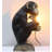 Adeodata Monkey Chimp Light Table Top Statue