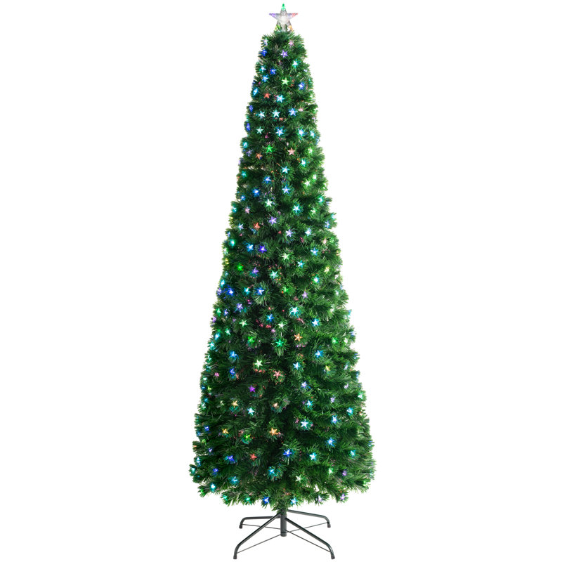 7' H Lighted Artificial Christmas Tree