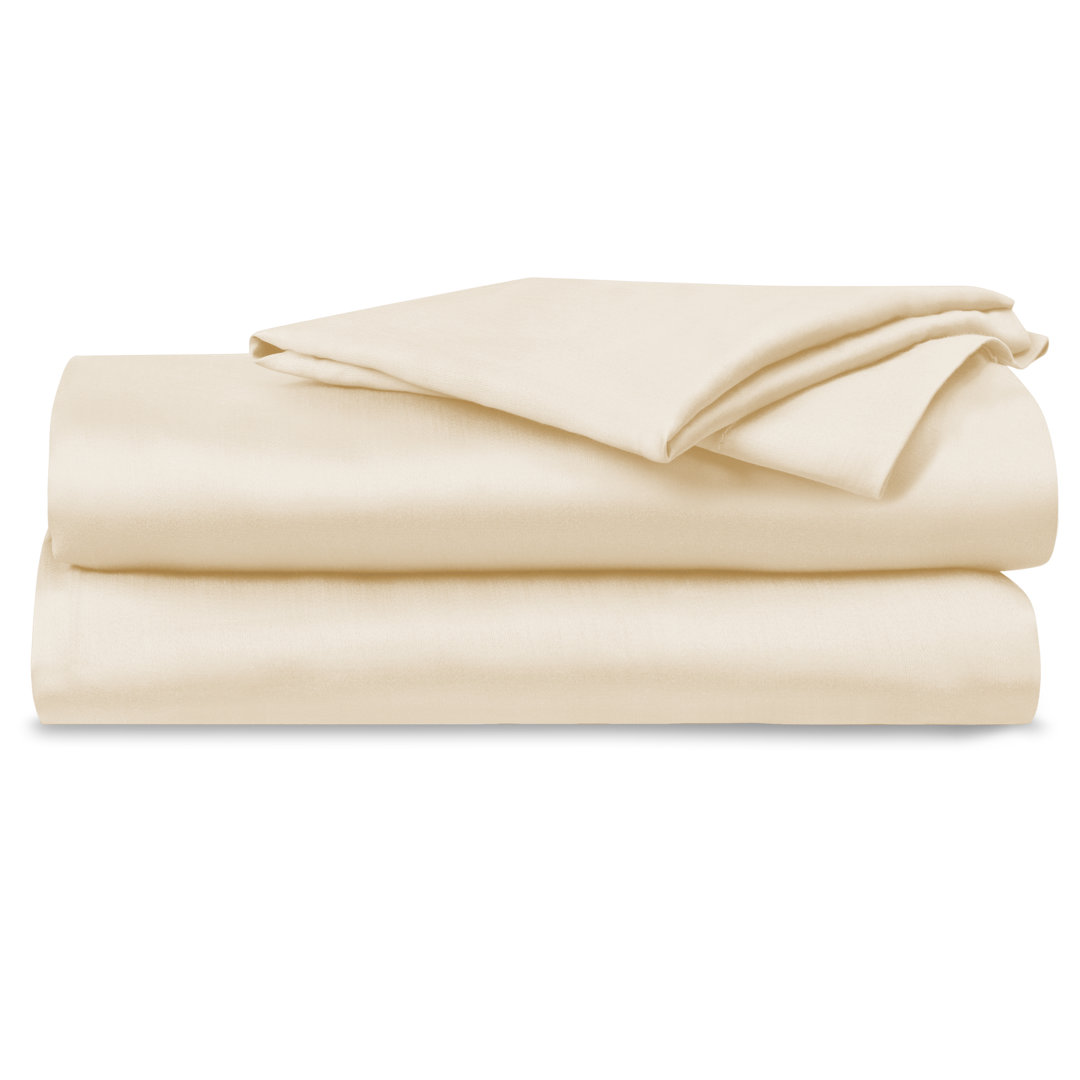 100% Eucalyptus Lyocell Tencel Sheet Set, Naturally Cooling, Super Soft, Moisture-Wicking, Smooth & Breathable Delara