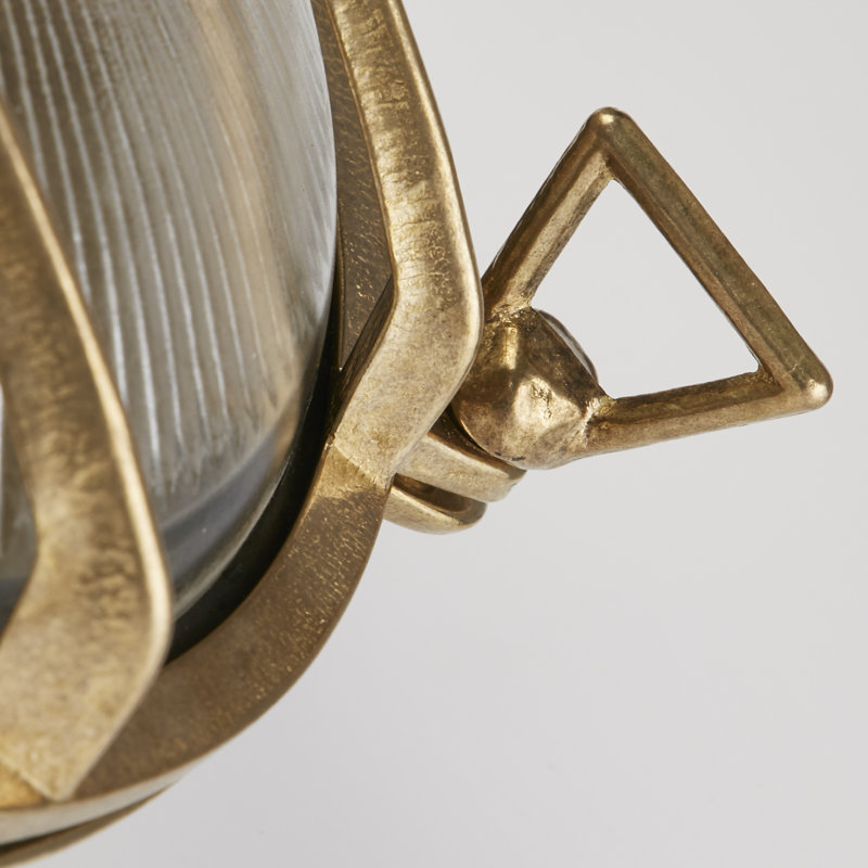 Corinna Gold 22.5cm H Outdoor Bulkhead