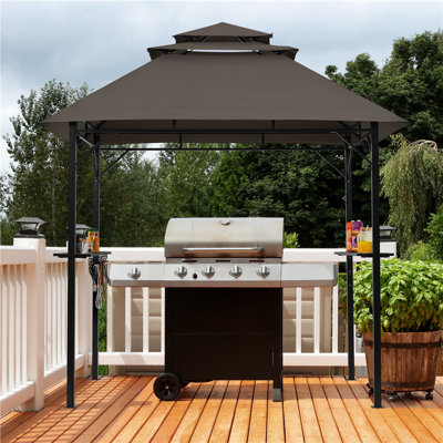 2.4×1.5 m Iron Patio Gazebo