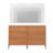 Laverda Modern 6-Drawer Dresser with 47.2" W, Minimalist Reeded Design-574833174