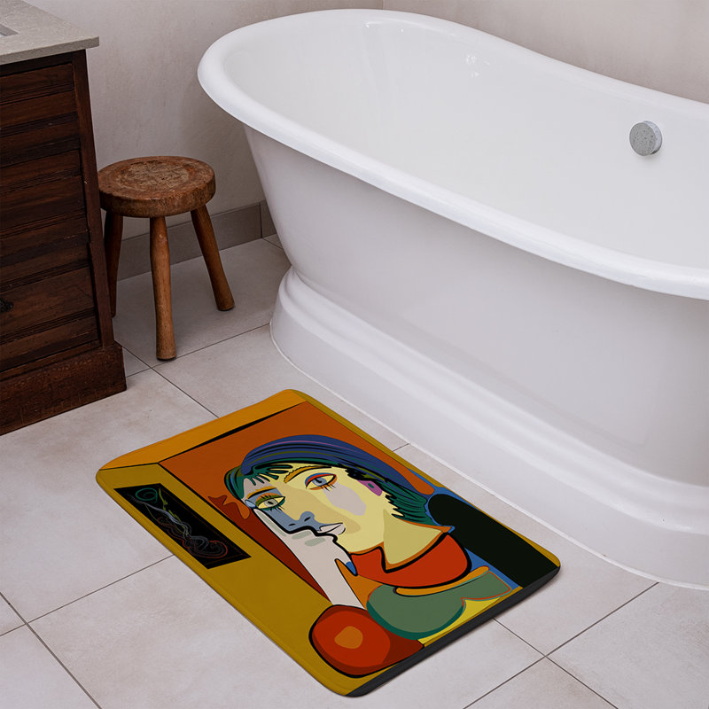 Donneisha Non-Slip Bath Rug