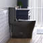 Toilette de salle de bain une pièce 17,3 ＂moderne avec double chasse puissante à jupe allongée, carte 1000g-105791089