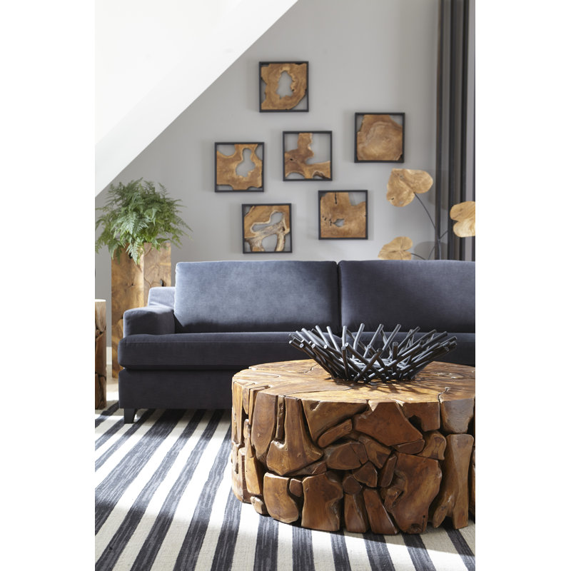 Teak Chunk Coffee Table