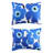 Marimekko Unikko Blue Cotton Reversible Duvet Cover Set