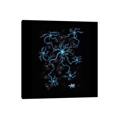 Neuron Galaxy by Tobias Fonseca - Wrapped Canvas Print