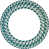 Blanc / turquoise foncé