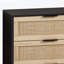 Commode 6 tiroirs multi-usages, armoire de rangement moderne avec pieds en bois-88590372-121685574-131508416