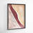 Abstract Print with Black Metal Frame