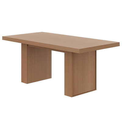 70.8" Large Dining Table with Storage, Modern Wood Dining Table for 6–10, Kitchen & Dining Room Table by Latitude Run