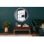 Huldar Glass Flat Wall Mirror